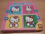 4 puzzels Hello Kitty, Kinderen en Baby's, Speelgoed | Kinderpuzzels, Ophalen of Verzenden