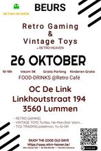 Retro game and toy beurs. 26/10/2024 Lummen,, Tickets & Billets, Événements & Festivals