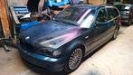 BMW E46 Touring 320d, Auto's, BMW, Achterwielaandrijving, Zwart, 4 cilinders, Blauw