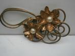 Fijne broche, Ophalen of Verzenden, 4 tot 7 cm, Goud, Overige materialen