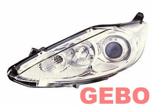 Ford fiesta 2008/2013 koplamp links voor H1+H7 chrome frame, Auto-onderdelen, Verlichting, Ford, Nieuw, Ophalen of Verzenden