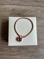 Bracelet Rose Pandora 18 cm, bon état, Bijoux, Sacs & Beauté, Comme neuf, Argent, Rose, Avec strass
