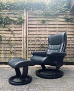 Nieuwe Stressless Nordic relaxfauteuil & hocker, Ophalen of Verzenden, Nieuw, Hout, Scandinavisch