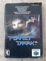 N64 manual voor perfect dark, Ophalen of Verzenden, Zo goed als nieuw