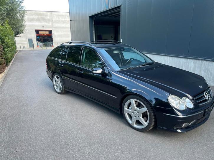 Mercedes w203 amg c55, Auto's, Mercedes-Benz, Particulier, C-Klasse, ABS, Adaptive Cruise Control, Airbags, Airconditioning, Alarm
