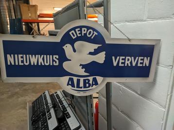 ALBA metalen plaat reclame vintage beschikbaar voor biedingen