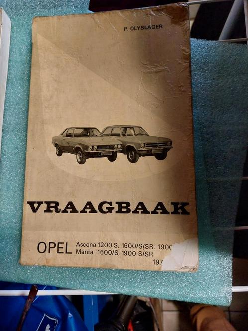 Vraagbaak Opel manta/ascona en Opel vectra, Autos : Divers, Modes d'emploi & Notices d'utilisation, Enlèvement ou Envoi