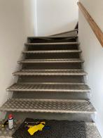 Trap treden (rvs), Doe-het-zelf en Bouw, Ophalen, Gebruikt, Trap, 2 tot 4 meter