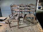 Chaises anciennes bois & osier – lot à petit prix, Ophalen