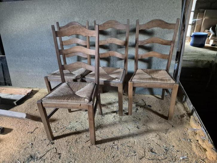 Chaises anciennes bois & osier – lot à petit prix, Antiek en Kunst, Antiek | Meubels | Stoelen en Sofa's, Ophalen