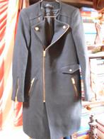 zara zwarte wollen jas maat smal 36-38 : 10 € als nieuw, Kleding | Dames, Ophalen of Verzenden, Zo goed als nieuw, Maat 36 (S)