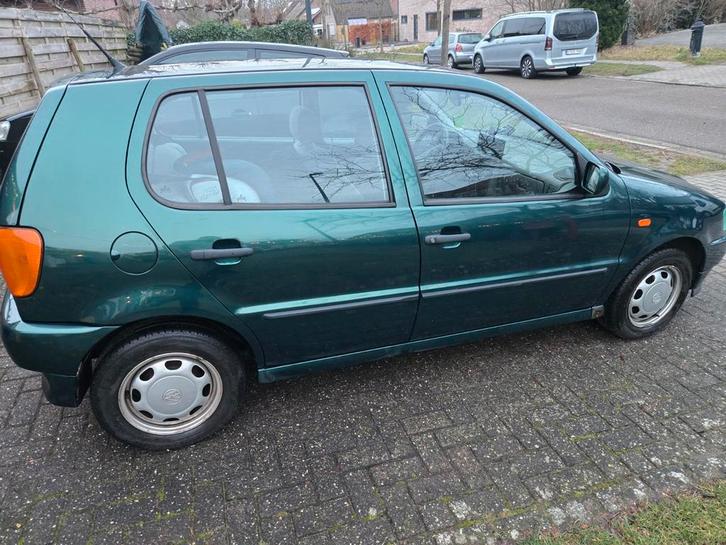 Polo 6N oldtimer, Autos, Volkswagen, Particulier, Polo, Essence, 5 portes, Boîte manuelle, Vert, Gris, Tissu, Traction avant, Enlèvement