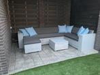 Garden lounge sofa loungesofa hoeksalon gardenset wood table, Tuin en Terras, Ophalen of Verzenden, Hout