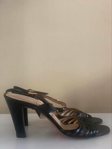CELINE Soir vintage sandaal lamsleer (38,5) beschikbaar voor biedingen