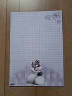 Set van 4 paarse Diddl vellen A5 nummer 223, Ophalen of Verzenden, Diddl, Zo goed als nieuw, Papier, Kaart of Schrift