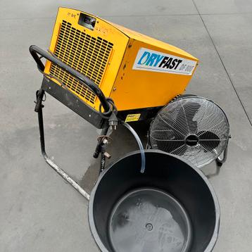 Sèche-linge de chantier Dry Fast DF800 + ventilateur + cuve