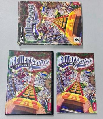 Atari - Roller coaster tycoon 3 - vintage pc computer spel beschikbaar voor biedingen