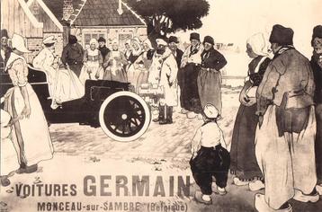 postkaart Voitures GERMAIN .Monceau-sur- Sambre, Envoi, Comme neuf, Voitures