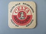 oud bierviltje Celta Meiresonne Belge Ganda, Verzamelen, Biermerken, Verzenden, Zo goed als nieuw, Viltje(s), Overige merken