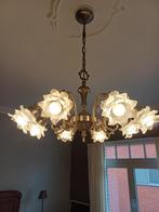 Antieke romantische kroonluchter, Huis en Inrichting, Ophalen, Zo goed als nieuw, Glas