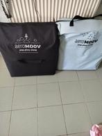 AeroMoov reisbedjes met matras en matrasverhoger., Ophalen, Gebruikt, Reisbedje