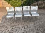 ❤️ Vintage design stoelen Zanotta ❤️, Huis en Inrichting, Ophalen, Grijs, Metaal, Vier