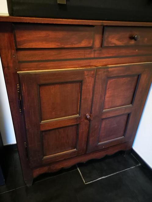 Meuble ancien, Maison & Meubles, Armoires | Buffets, Utilisé, 100 à 150 cm, 100 à 150 cm, 50 à 75 cm, Avec tiroir(s), Avec porte(s)