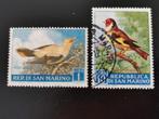 Saint-Marin 1960 - oiseaux - oriole et chardonneret, Enlèvement ou Envoi, Affranchi