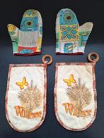 Retro ovenwanten, oude pannenlappen handschoenen, Ophalen of Verzenden