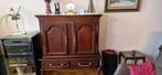 Eetplaats in kerselaar, dressoir, barkast, tafel en 6 stoele, Enlèvement