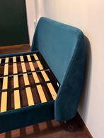 Cadre lit, Maison & Meubles, Tissu, 140 cm, Utilisé, 200 cm