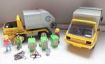 Playmobil 3780 Twee vuilniswagens met personages, Ophalen of Verzenden, Zo goed als nieuw, Complete set