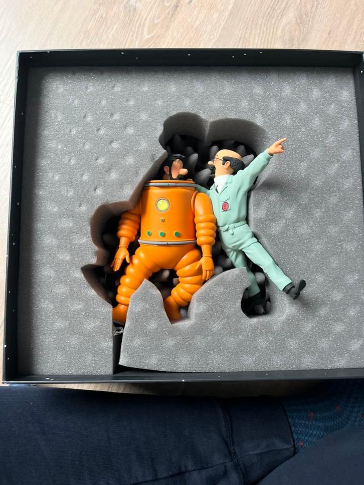 Tintin kuifje tournesol haddock lune fariboles neuf, Collections, Personnages de BD, Tintin, Enlèvement ou Envoi