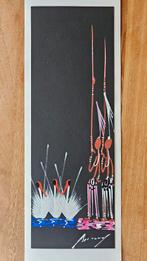 Schilderij congo jaren 70, Antiek en Kunst, Ophalen of Verzenden