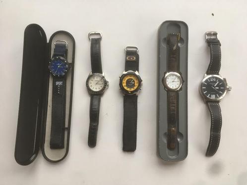 Horloges - Fossil, Benetton, Freestyle - apart of lot, Handtassen en Accessoires, Horloges | Heren, Gebruikt, Polshorloge, Ophalen of Verzenden