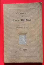 Antiek boek over Emile Dupont, Minister van staat, advocaat, Ophalen of Verzenden