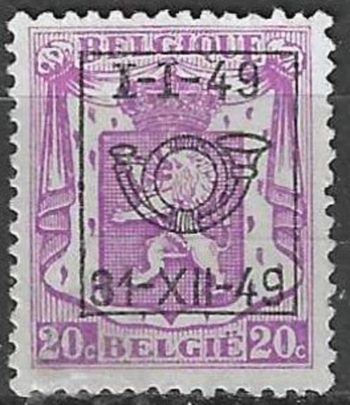 Belgie 1949 - OBP 591pre - Opdruk D - 20 c. (ZG), Postzegels en Munten, Postzegels | Europa | België, Postfris, Zonder gom, Verzenden