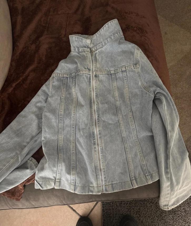 Veste bleue en jeans, Kleding | Dames, Jassen | Zomer, Zo goed als nieuw, Maat 38/40 (M), Overige kleuren, Ophalen of Verzenden