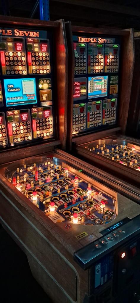 Bingo Triple Seven (6kaart), Verzamelen, Automaten | Gokkasten en Fruitautomaten, Zo goed als nieuw, Ophalen