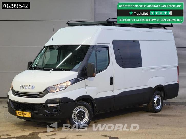 Iveco Daily 35S14 Dubbel Cabine Automaat L2H2 Euro6 3,5t Tre, Auto's, Bestelwagens en Lichte vracht, Bedrijf, Te koop, Achteruitrijcamera