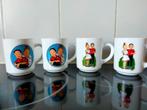 4 mokken tassen cups Suske en Wiske strip Vandersteen, Ophalen of Verzenden, Suske en Wiske, Zo goed als nieuw, Gebruiksvoorwerp