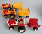 Vintage Tonka tracktoren + aanhangers., Ophalen of Verzenden