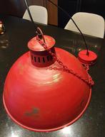 Industriële rode hanglamp Maison du Monde, Huis en Inrichting, Ophalen, Gebruikt, Metaal