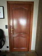 Massief eiken binnendeuren met lambrisering – 11 stuks, Ophalen, Gebruikt, 80 tot 100 cm, Binnendeur