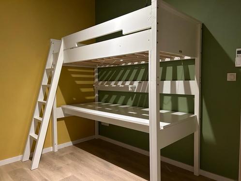 Hoogslaper Bopita XL 90x200 met schuine trap Combiflex Wit, Enfants & Bébés, Chambre d'enfant | Lits superposés & Lits mezzanines