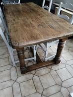 Table de ferme en chêne et bahut 4 portes en chêne, Ophalen, Eikenhout, Met deur(en)