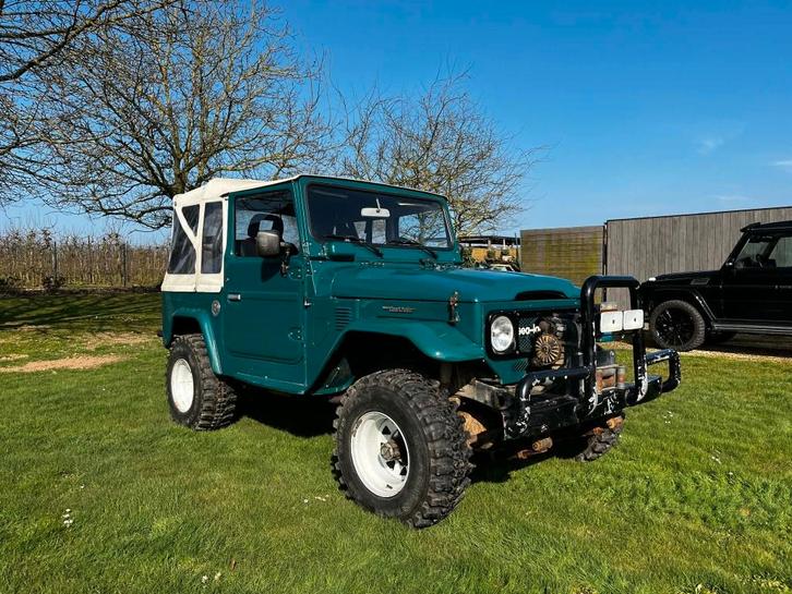 Toyota BJ42, Auto's, Toyota, Particulier, Landcruiser, Diesel, 3 deurs, Handgeschakeld, Leder, Vierwielaandrijving, Ophalen