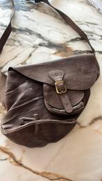 Schoudertas bruin Nathan, Handtassen en Accessoires, Tassen | Schoudertassen, Ophalen of Verzenden, Zo goed als nieuw, Bruin