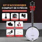 Banjo Set met Remo kop en Resonator | GRATIS LEVERING, Muziek en Instrumenten, Snaarinstrumenten | Banjo's, -, -, Nieuw, Ophalen of Verzenden