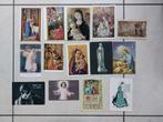 lot van 14 oude religieuse postkaarten, Collections, Religion, Envoi